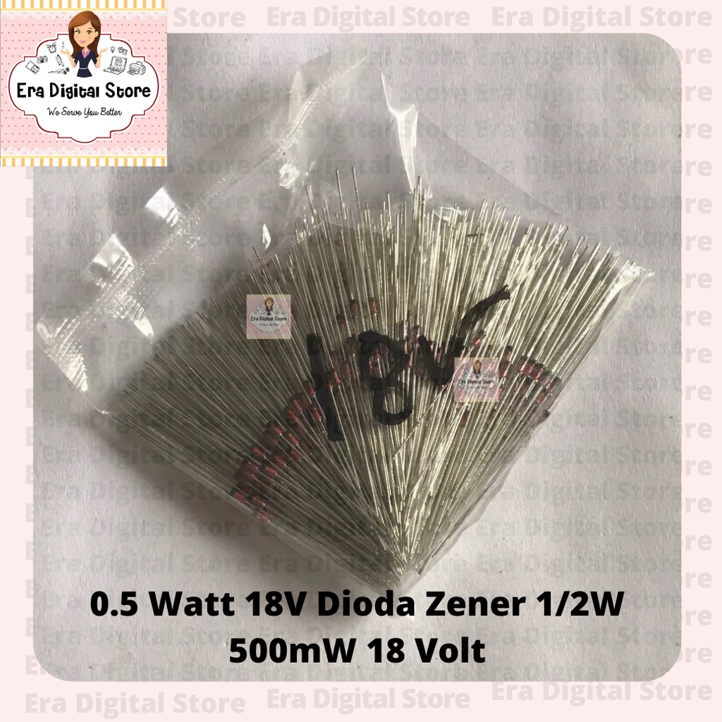 0.5 วัตต์ 18V Diode Zener 1/2W 18 โวลต์ 500mW