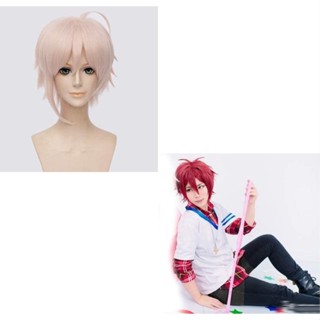 *พร้อมส่งจากไทย* วิก cosplay คอสเพลย์ idolish7 นานาเสะ ริคุ คุโจ เท็น เบสิคชายชมพู แดง