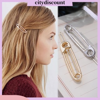 &lt;citydiscount&gt;  กิ๊บติดผมรูปทรงตัวอักษรสำหรับผู้หญิง