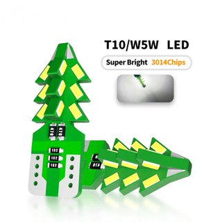 หลอดไฟสัญญาณจอดรถยนต์ Canbus W5W T10 LED 3014 12V 1 ชิ้น