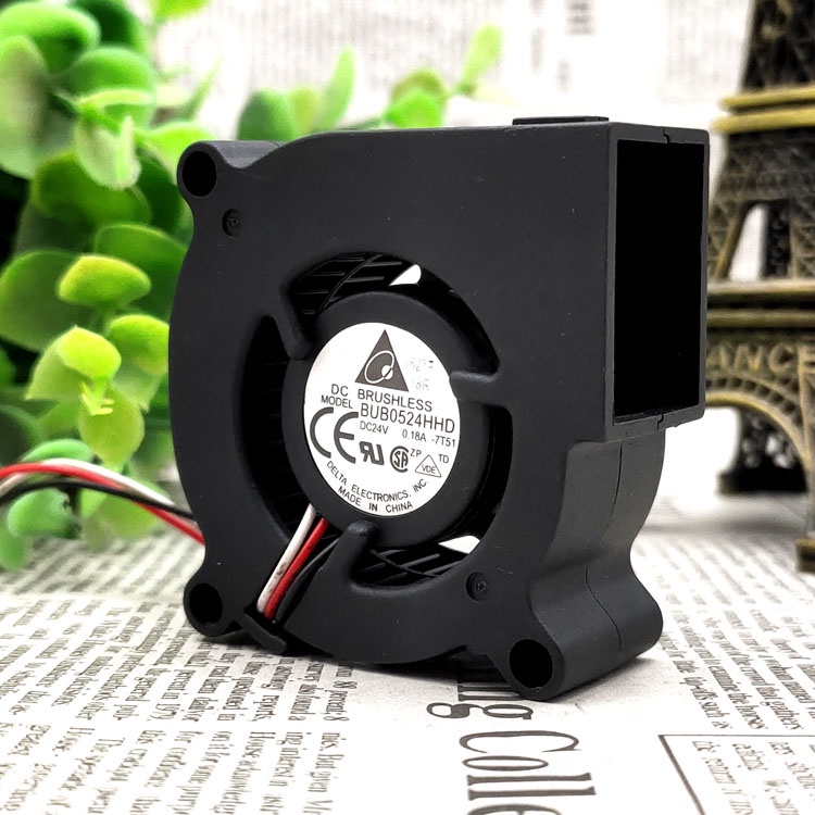 SZ BUB0524HHD 5015 24V 0.18A 3WIRES TURBINE FAN