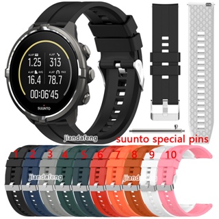 สายนาฬิกาข้อมือซิลิโคน ขนาด 24 มม. สําหรับ Suunto Spartan Sport Wrist HR Baro