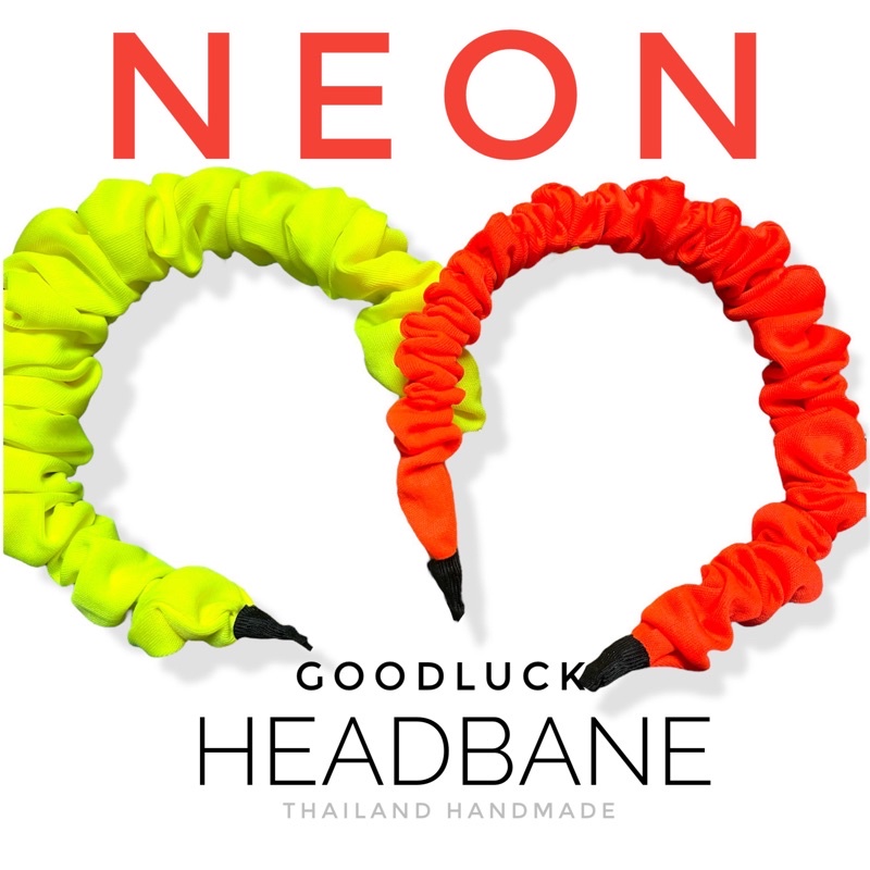 ที่คาดผม สะท้อนแสงนีออน neon โดเด่น