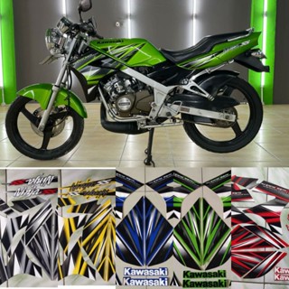 สติกเกอร์ลายทาง ori Kawasaki ninja ss 2013-2014 สีขาว สีดํา สีเขียว สีเหลือง สีแดง สีฟ้า