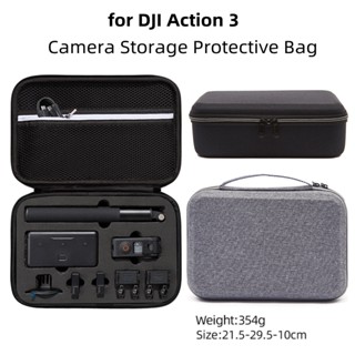 กระเป๋าเคส ป้องกันกล้อง อุปกรณ์เสริม สําหรับ DJI Action 3 DJI Osmo Action 3