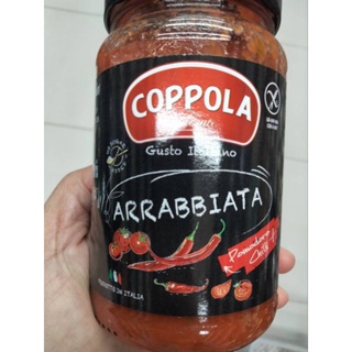 Coppola Arrabbiata Sauce ซอสมะเขือเทศผสมพริก350g.ราคาพิเศษ 