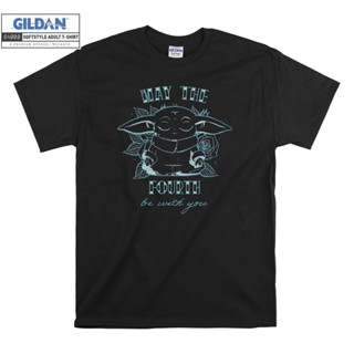 T-shirt  Gildan เสื้อยืด โอเวอร์ไซซ์ พิมพ์ลาย May The Fourth Be With You Grogu สําหรับเด็ก ผู้ชาย ผู้หญิง 7281S-5XL