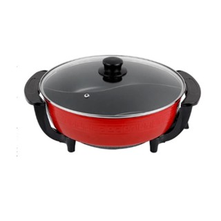 CLOSE หม้อสุกี้แบบ 2 ช่อง 1350 W. รุ่น OT-S01 สีแดง