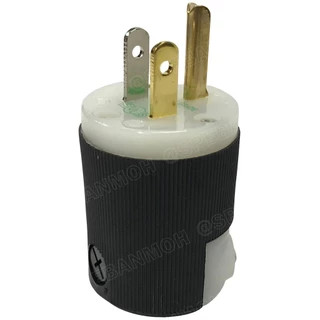HBL8215C-M ปลั๊กตัวผู้ Hubbell ปลั๊ก AC เครื่องเสียง AC Power plug Audio Grade ฮับเบิ้ล Hi-End AC plug 8215C Male Plu...