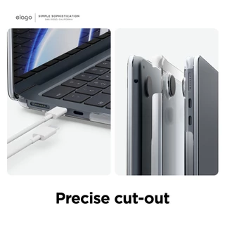 elago Ultra Slim Hard Case for MacBook Air 13" 15" M1 M2 M3 M4 M5 เคสใสบางเบาที่สุด