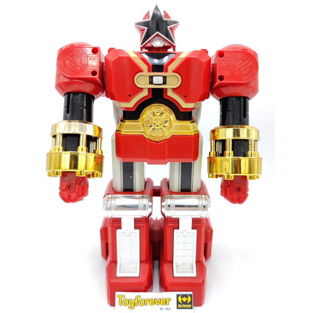 Ohranger Dx Red Puncher หุ่นเรดพันเชอร์ โอเรนเจอร์ ตำหนิกิ้บ1จุด