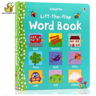 (ได้coinคืน10%)  พร้อมส่ง หนังสือ USBORNE LIFT THE FLAP WORD BOOK