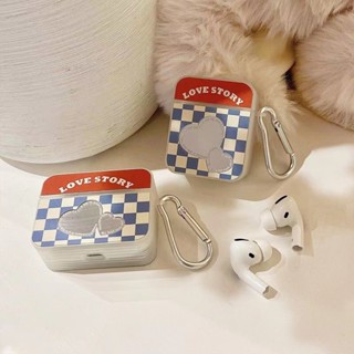 เคสหูฟังบลูทูธไร้สาย ซิลิโคนนุ่ม ป้องกันรอย พร้อมกระจก สําหรับ airpods 3 2 1 Pro2