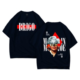 เสื้อยืดผู้ เสื้อยืด พิมพ์ลาย DTF Marlin Monroe II BRIGO ขนาดใหญ่ สําหรับผู้ชาย และผู้หญิง S-5XL