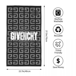 Givenchy (4) ผ้าขนหนู ทรงสี่เหลี่ยม ขนาด 70x40 ซม. สําหรับเล่นกีฬา โยคะ ฟิตเนส วิ่ง กลางแจ้ง