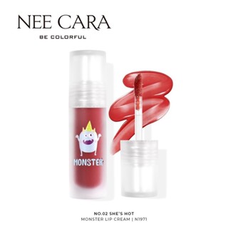 N1971 NEE CARA MONSTER LIP CREAM นีคาร่า มอนสเตอร์ ลิป ครีม ชุ่มฉ่ำ ติดทน