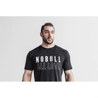 Nobull เสื้อยืดแขนสั้น พิมพ์ลาย All Love series เหมาะกับการเล่นฟิตเนส วันวาเลนไทน์ สําหรับผู้ชาย