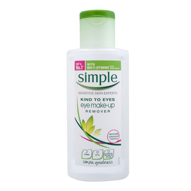 ลดเพิ่ม 60 Simple eye make up remover 125ml cosmep ThaiPick