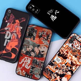 เคสโทรศัพท์มือถือซิลิโคน ลายการ์ตูนอนิเมะ Haikyuu สําหรับ Xiaomi Redmi Note 8 8T 9 9S 9T 10 10S Pro Max LK19