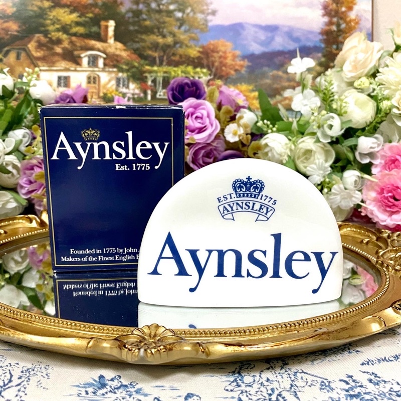 Aynsley Name Plaque Advertising Sign ป้ายเซรามิกส์