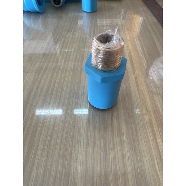 ต่อตรงเกลียวนอกทองเหลือง 4 หุน