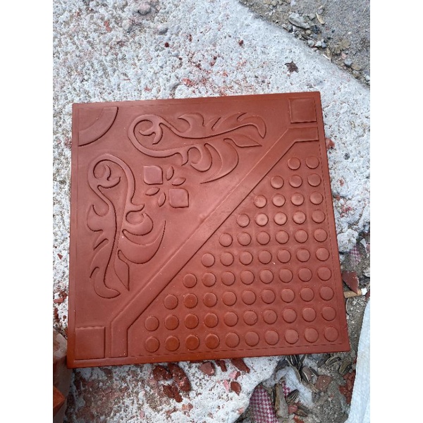 ดอกเอียง แม่พิมพ์กระเบื้องคอนกรีต 30x30x3ซม