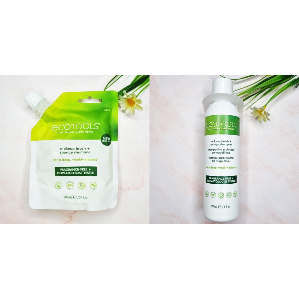 [EcoTools ®] Makeup Brush and Sponge Shampoo น้ำยาทำความสะอาดแปรง และฟองน้ำแต่งหน้า