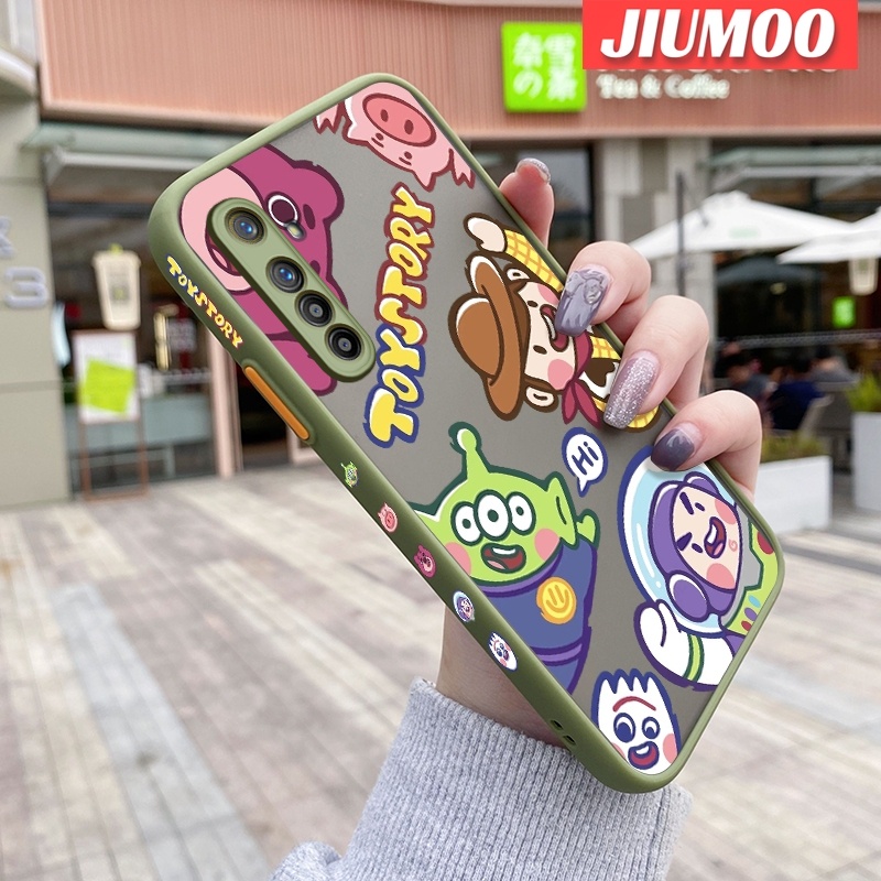 สําหรับ Realme XT Realme X2 เคสการ์ตูน น่ารัก ทอยสตอรี่ บาง ฝ้า โปร่งใส แข็ง เคสกันกระแทก ป้องกันเต็มรูปแบบ เคสนิ่ม