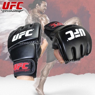 Ufc MMA ถุงมือมวยไทย แบบครึ่งนิ้ว สําหรับฝึกซ้อมมวยไทย TKD