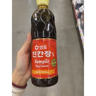 ซอสถั่วเหลือง จินเอส ( ตรา เซมเพียว ) 860 Ml. Soy Sauce Jin S ( Sempio Brand )