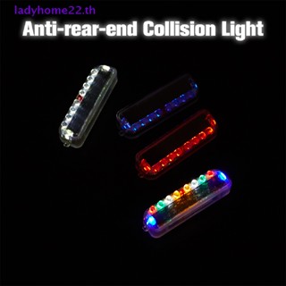 DOULADY Car Anti-Rear End Collision Light Solar Anti-Collision Warning LED Flash Light TH