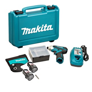 TD090DWE Makita สว่านไขควงกระแทกไร้สาย 10.8v. 10 มิล. (3/8") 90 N.m ปรับรอบได้ (พร้อมแบต 2 ก้อน และแท่นชาร์จ)