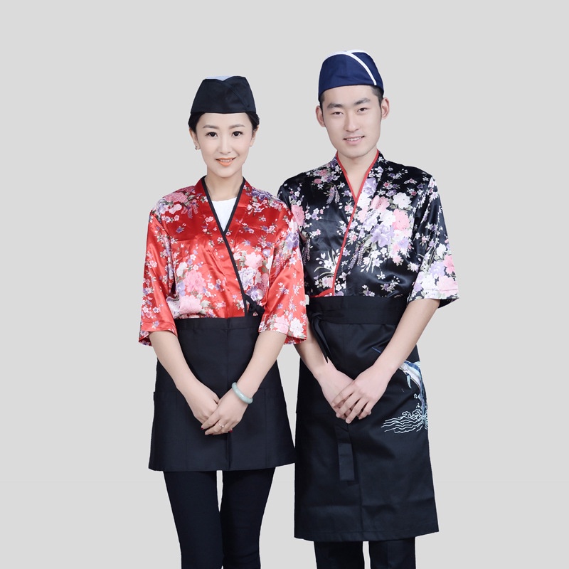 [Miaomiao] [Haomeng Japan Cuisine Clothes 1] High-End Japanese Cuisine Workwear Clothes Spring Summe