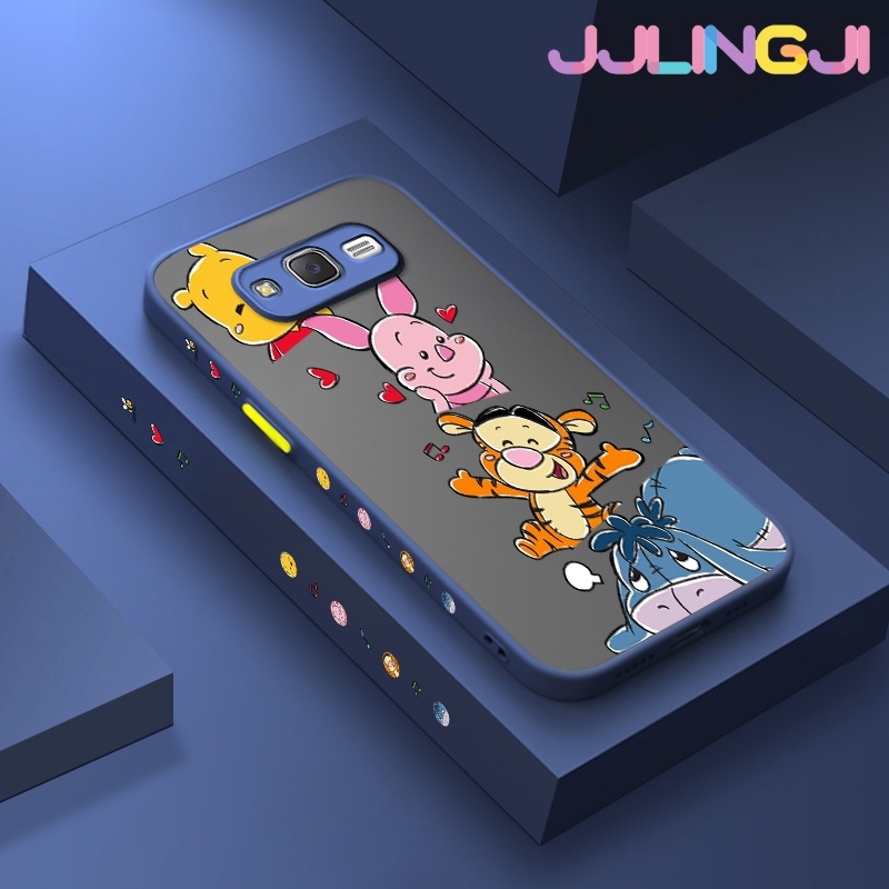 เคสโทรศัพท์มือถือ ซิลิโคนนุ่ม ใส ขอบแข็ง ลายหมีพูห์ แฟชั่น สําหรับ Samsung galaxy J7 2015 J7 Core J7 Prime J700