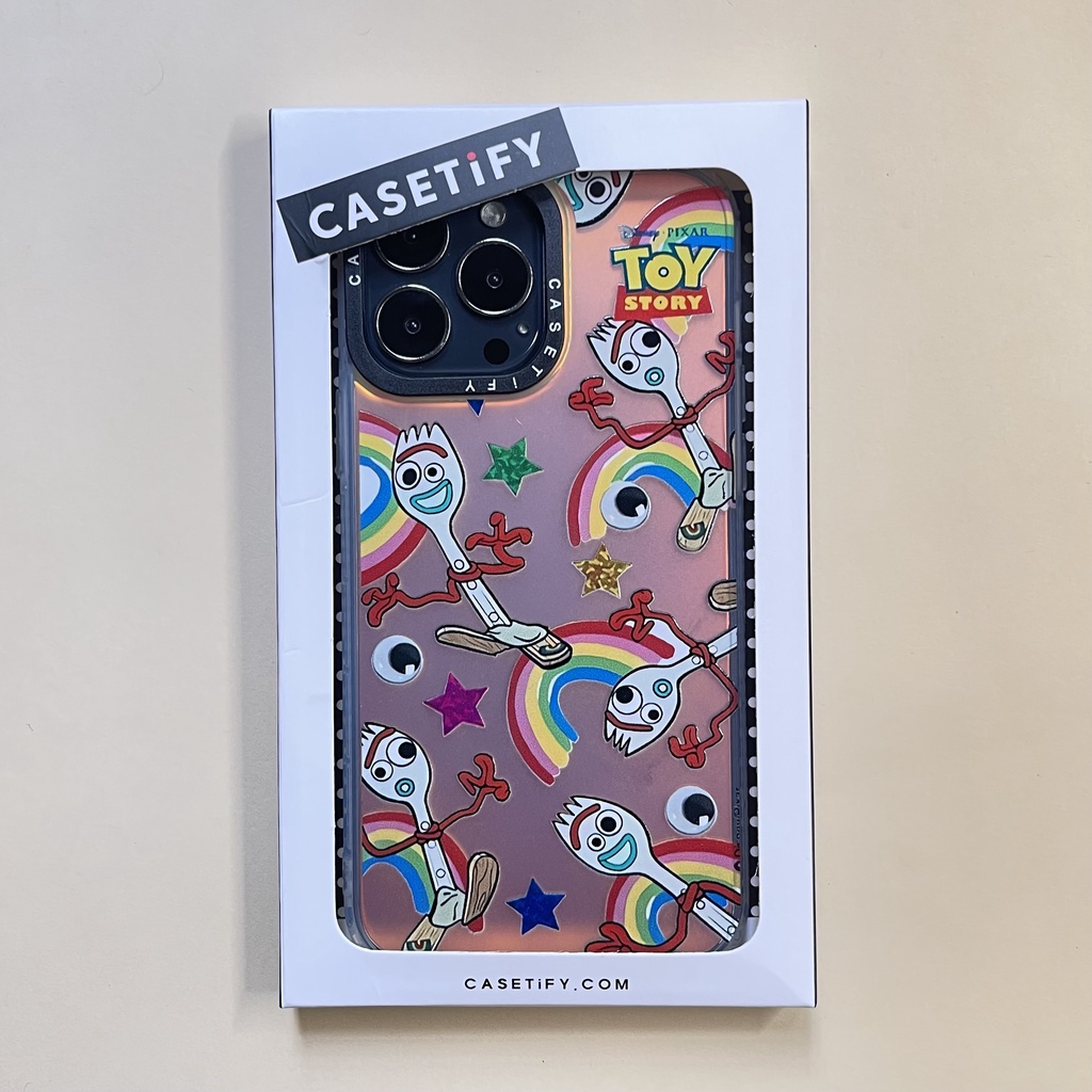 Casetify X Disnep PIXAR TOY STOORY เคสโทรศัพท์มือถือ PC แข็ง ขอบ TPU ลายเลเซอร์ สําหรับ IPhone 14 Pro MAX 14 Plus 13 Pro MAX 12 Pro MAX 11 Pro MAX XS MAX XR X