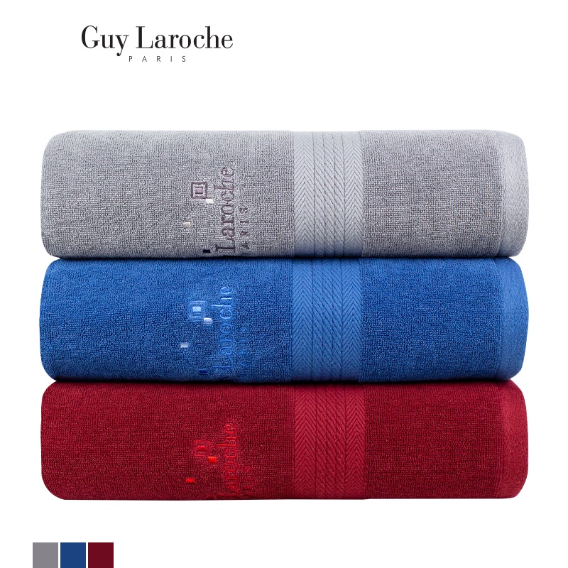 GUY LAROCHE LUXURY GIFTSET TOWEL COTTON 100%  รุ่นTGC199 ผ้าเช็ดตัวขนาดมารตฐาน 70x135 cm.