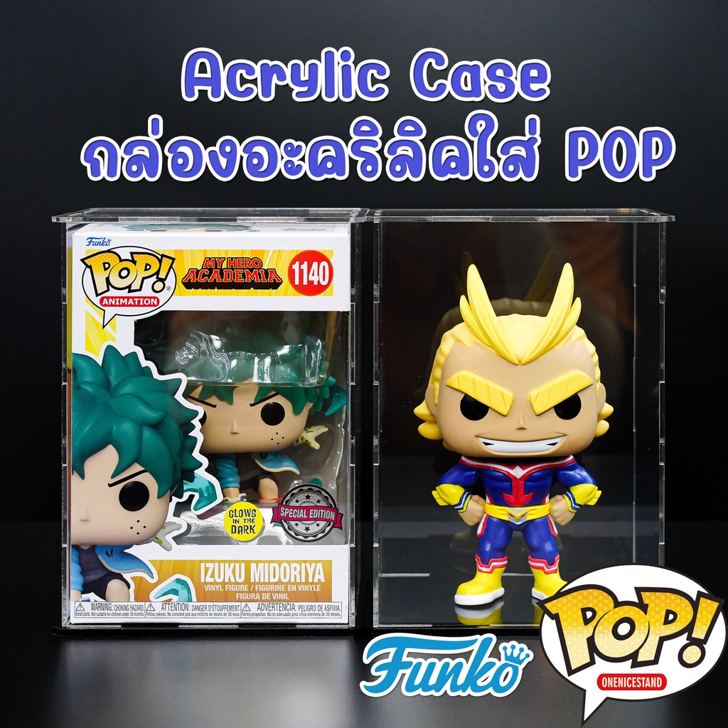 กล่องใส่ funko pop กล่องใส่โมเดล โชว์ได้2แบบ กล่องอะคริลิค ประกอบเองได้ กล่องใส่โมเดล กันฝุ่น