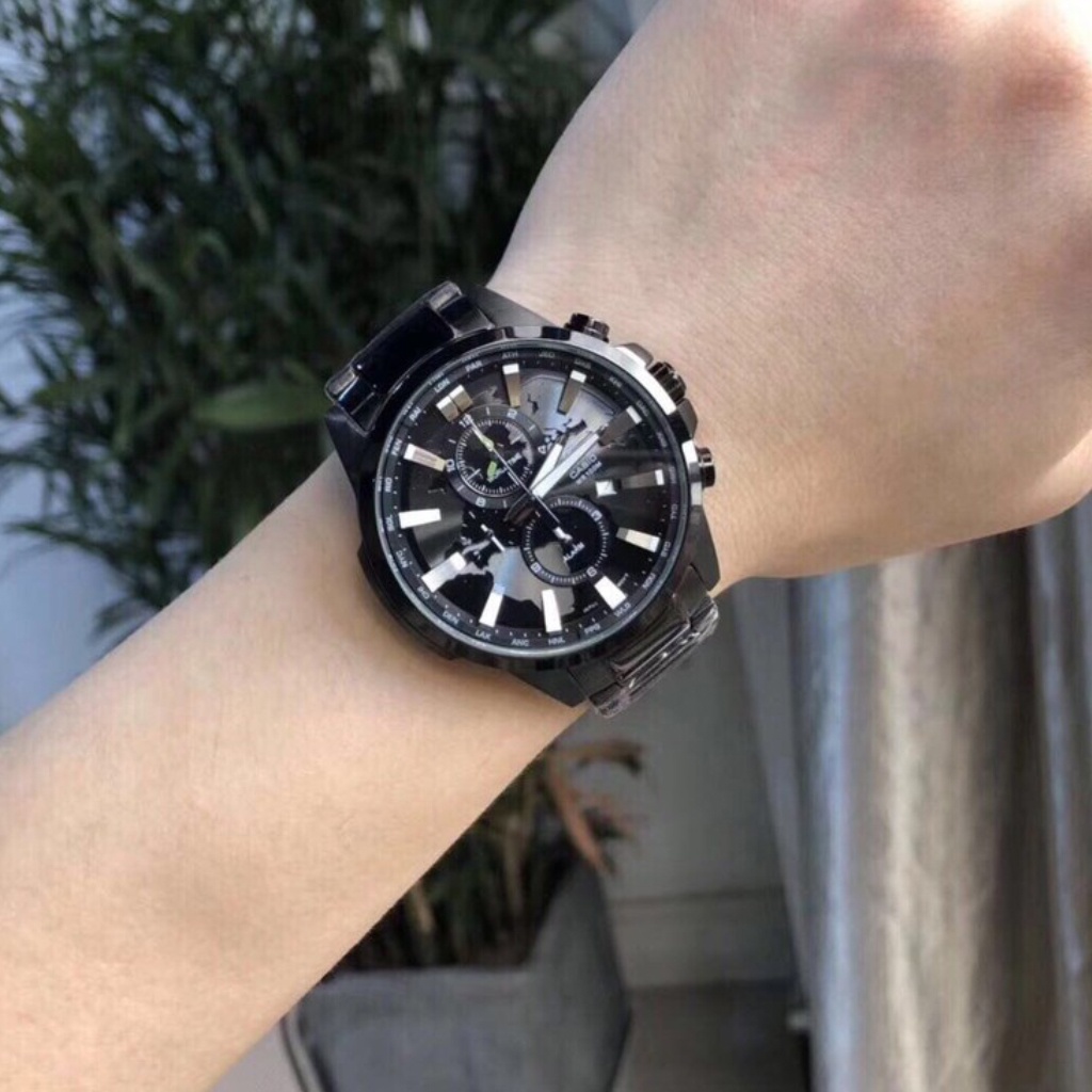 นาฬิกาคาสิโอ EDIFICE รุ่น EFR-303BK-1A กันน้ำ รับประกัน 1 ปี