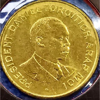 เหรียญ​เคนยา​ Kenya, 50 Cent​s,ไม่​ผ่าน​ใช้​ UNC, #​2247T