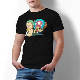 เสื้อยืดเปล่า Bandai One Piece Zoro และเสื้อยืดสับอะนิเมะผู้ชายเสื้อยืดที่ยอดเยี่ยมขนาดบวกพิมพ์ 100 เสื้อทีเชิ้ตผ้าฝ้าย