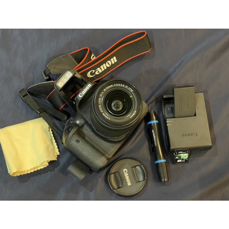 (มือสอง)CANON EOS 750D กล้อง DSLR Wifi/NFC + เลนส์ EF-S 18-55mm อุปกรณ์ครบ