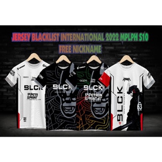 เสื้อกีฬาแขนสั้น ลายทีมชาติฟิลิปปินส์ BLACKLIST INTERNATIONAL 2022 MPL S10 (ฟรีป้ายชื่อ)