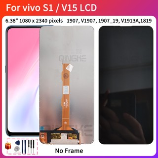 อะไหล่หน้าจอสัมผัส LCD ดิจิไทเซอร์ แบบเปลี่ยน สําหรับ vivo S1 vivo V15