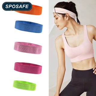 Sposafe ที่คาดศีรษะ ระบายอากาศ กันลื่น เหมาะกับการวิ่ง เล่นโยคะ เทนนิส ฟิตเนส เต้นรํา สําหรับผู้หญิง และผู้ชาย 1 ชิ้น