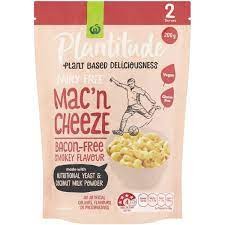 Woolworths Plantitude Mac &amp; Cheese Bacon 200g.  วูลเวิร์ธส์แพลนติจูดแมคแอนด์ชีสเบคอน 200กรัม