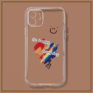 เคสโทรศัพท์มือถือ แบบใส พิมพ์ลายหัวใจ สําหรับ iphone 14 13 12 pro max xr 6s 11 xsmax 7 8P