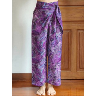 Purple Festival High-Quality Amusen Wrap pant (FREE SIZE)