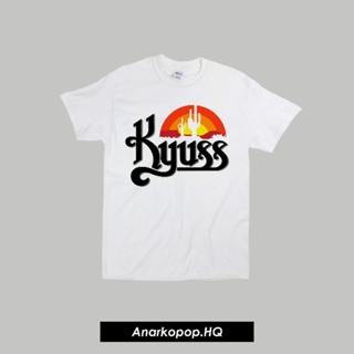 เสื้อยืดผู้ชาย เสื้อยืด พิมพ์ลาย Kyuss STONER ROCK BAND แฟชั่นสําหรับสตรี S-5XL