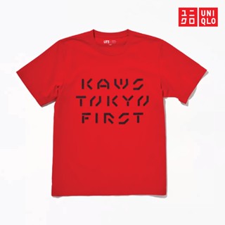 KAWS x Uniqlo Tokyo First Tee สีแดง