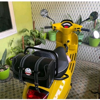 กระเป๋าหนัง สไตล์โมเดิร์น และคลาสสิก สําหรับ Vespa Backrack